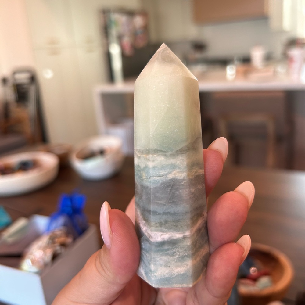 Blue Onyx Crystal Tower 2